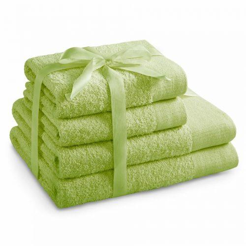 AmeliaHome Sada ručníků a osušek Amari světle zelená