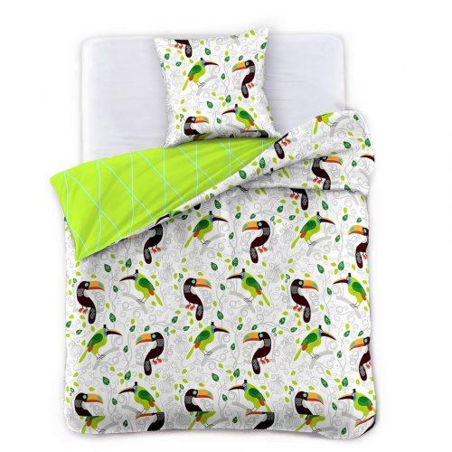 DecoKing Saténové povlečení Toucan