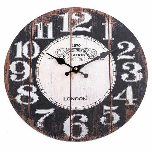 Dřevěné nástěnné hodiny Kensington