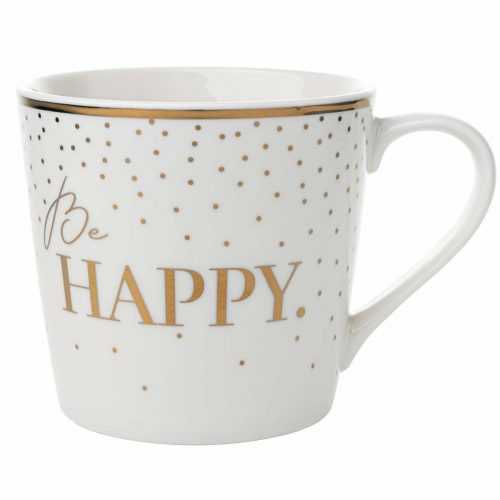 Florina Porcelánový hrnek Gold Happy