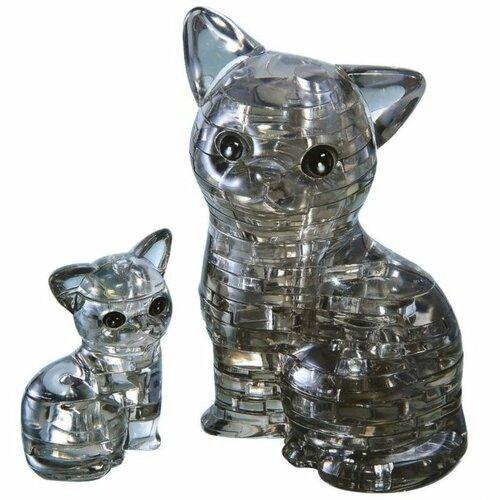 HCM Kinzel 3D Crystal puzzle Kočka s koťátkem