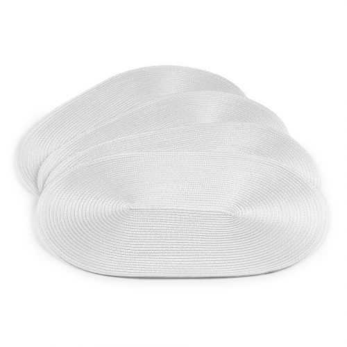Jahu Prostírání Deco ovál bílá