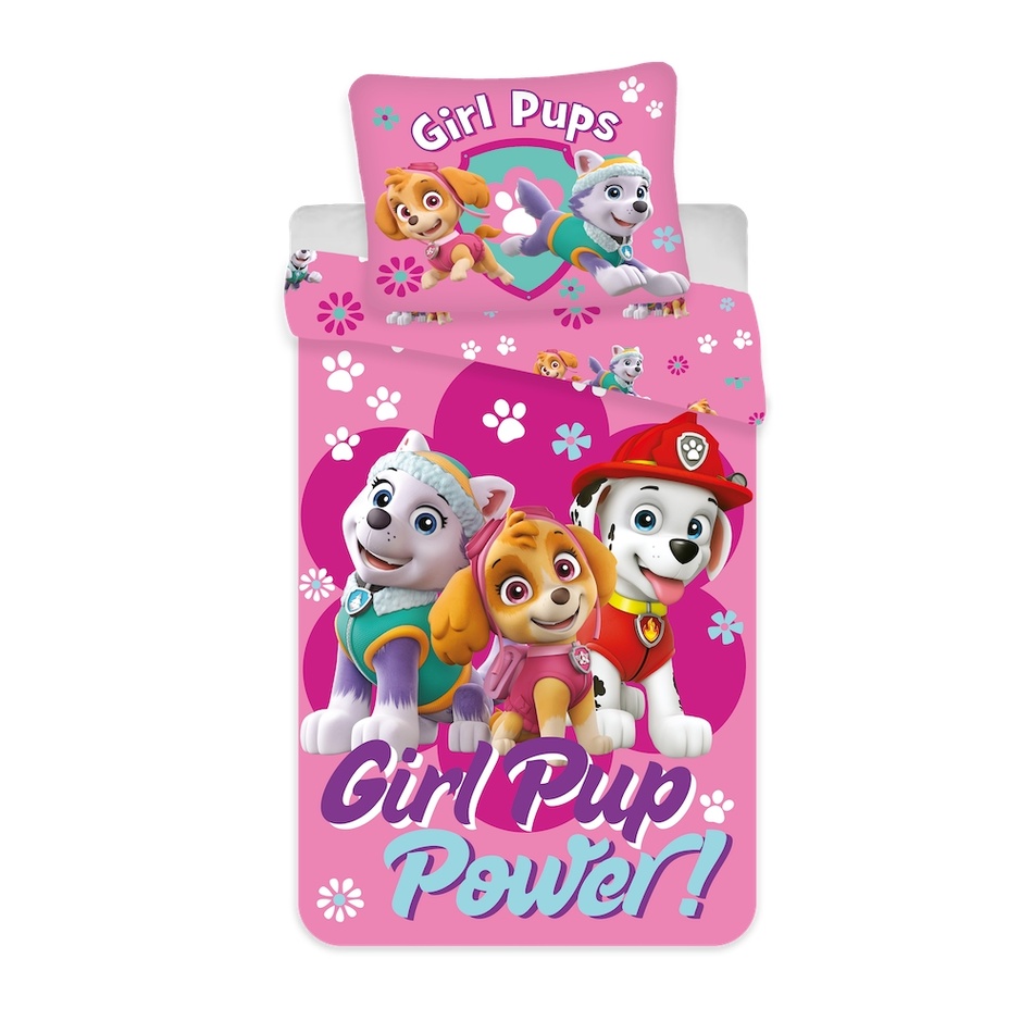 Jerry Fabrics Dětské bavlněné povlečení do postýlky Paw Patrol 1023C baby