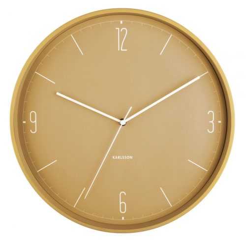 Karlsson 5735YE designové nástěnné hodiny