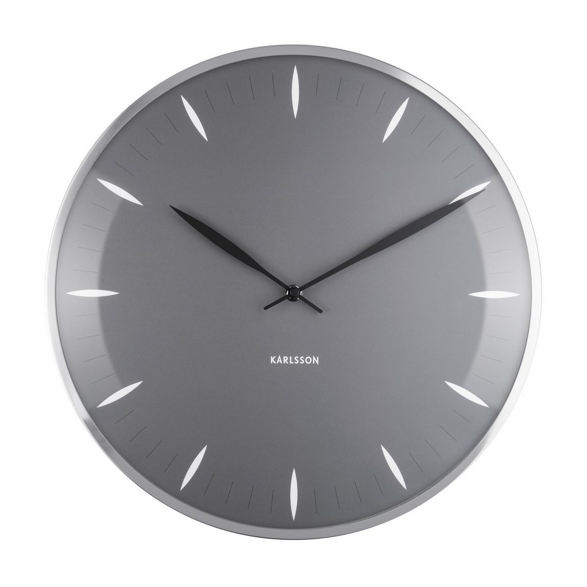 Karlsson 5761GY designové nástěnné hodiny
