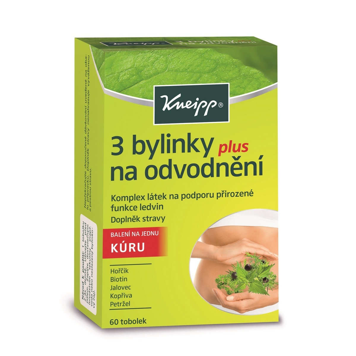 Kneipp 3 bylinky na odvodnění 60 tablet