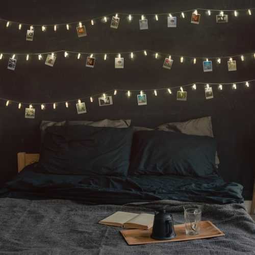 LED světelný drát s klipy
