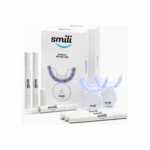 Smili Bělicí sada DUO 2x přístroj s LED světlem + 2x 3 ks bělicích per