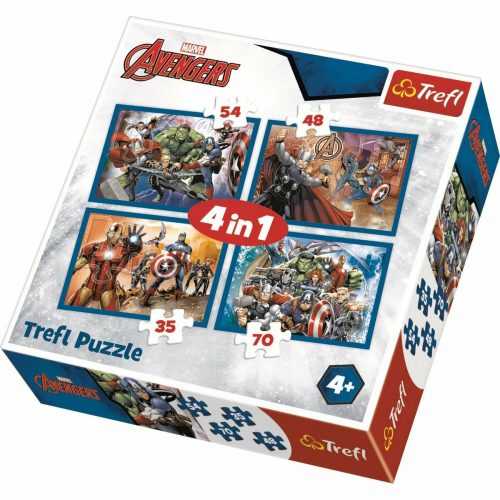 Trefl Puzzle Avengers Jsme tým 4v1 35