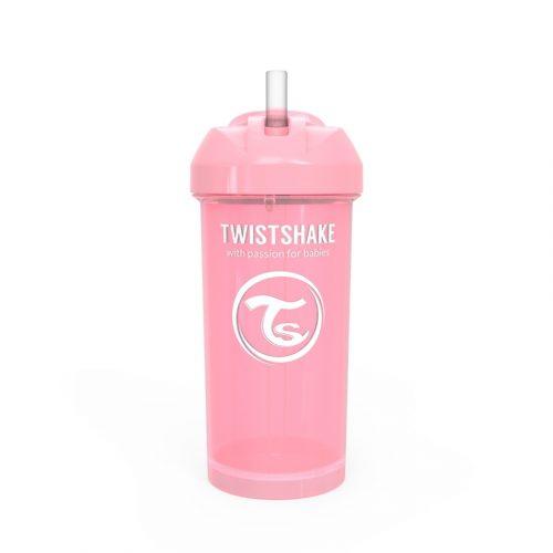Twistshake Netekoucí láhev s brčkem 360 ml 6 m+