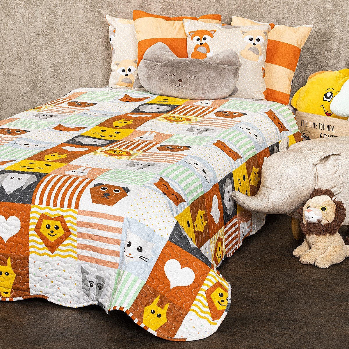 4Home Dětský přehoz na postel Patchwork