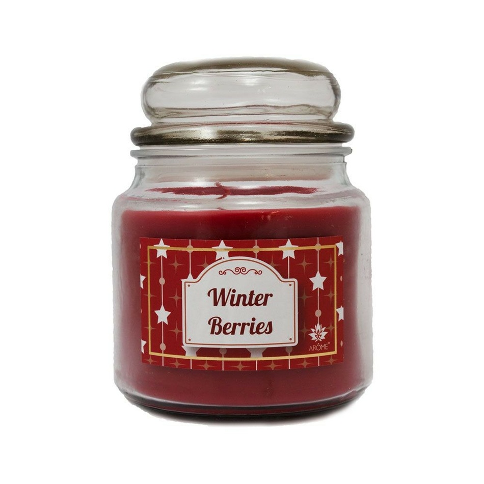 Arome Velká vonná svíčka ve skle Winter berries
