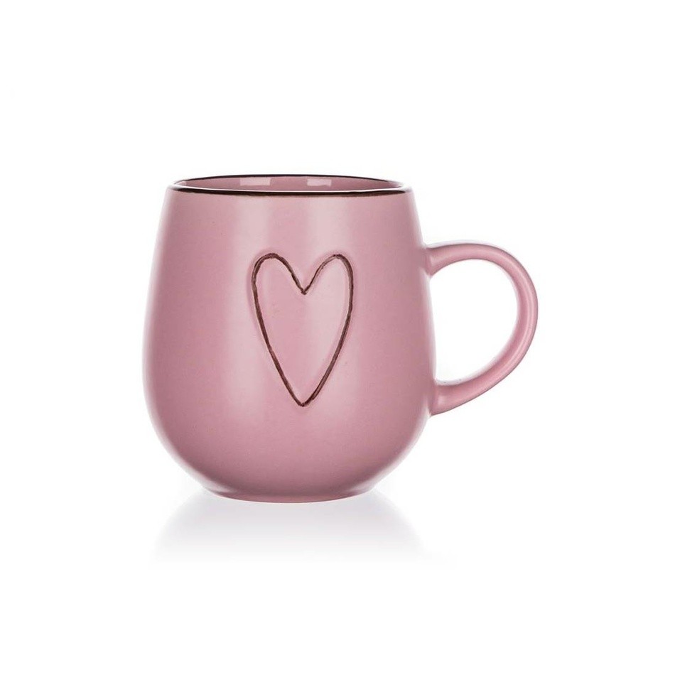 BANQUET Hrnek keramický HEART 500 ml