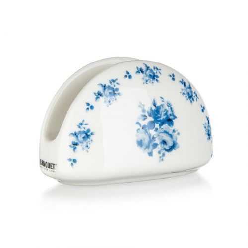 BANQUET Stojánek na ubrousky BLUE FLOWER 12 cm