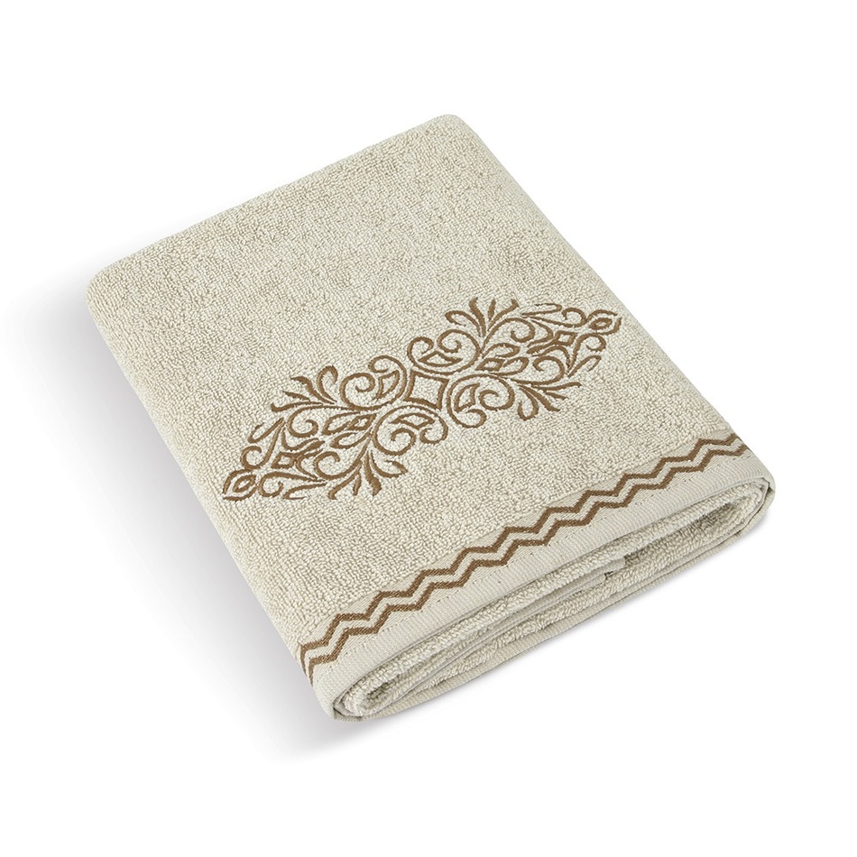 Bellatex Froté osuška Béžová řada Béžový ornament