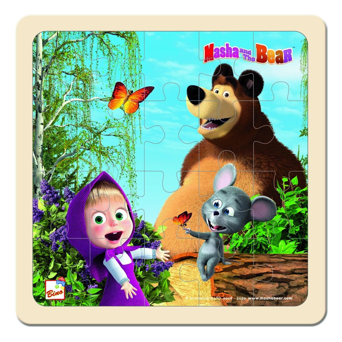 Bino Puzzle Máša a medvěd s myškou