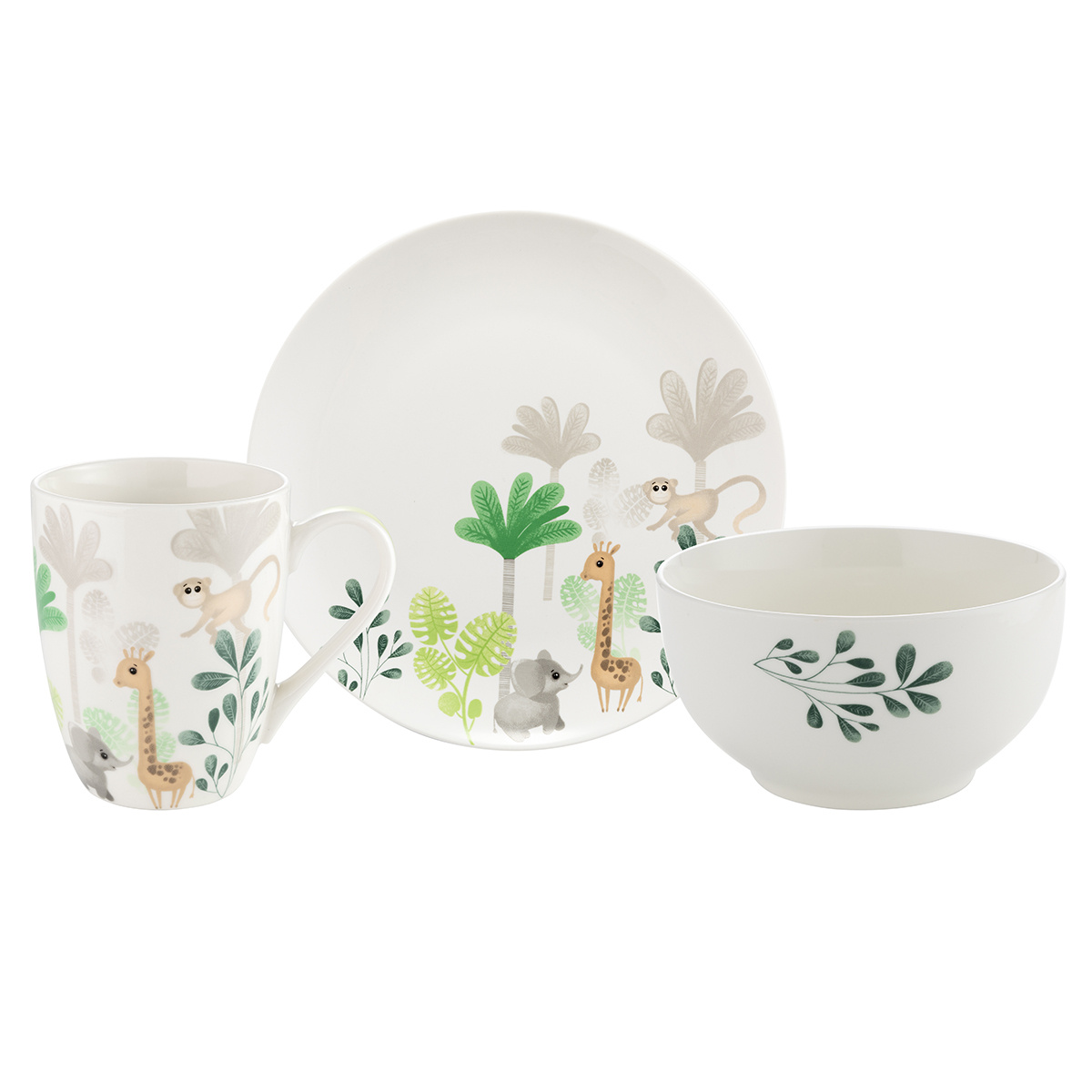 Florina 3dílná porcelánová sada Safari