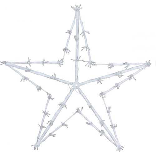 Vánoční LED dekorace White star