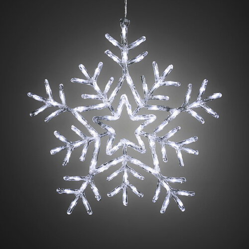 Vánoční venkovní dekorace Sněhová vločka 90 LED