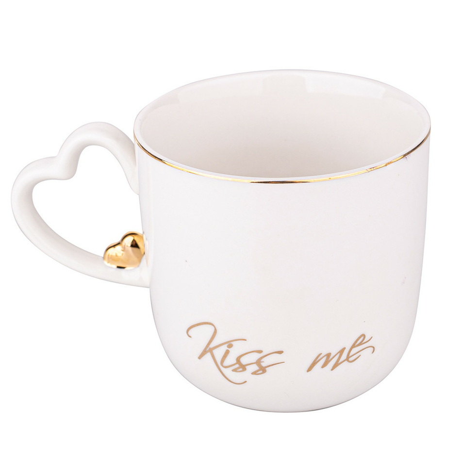Altom Porcelánový hrnek Kiss Me 400 ml