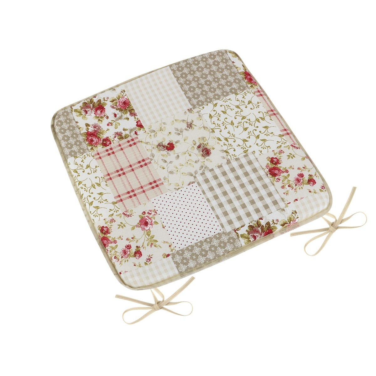 Bellatex Sedák EMA hladký Patchwork béžová