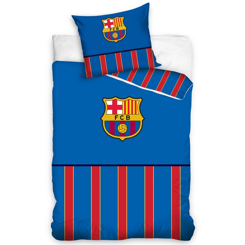 Carbotex Bavlněné povlečení FC Barcelona Half of Stripes