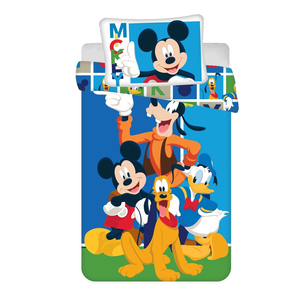 Jerry Fabrics Dětské bavlněné povlečení do postýlky Mickey and Friends baby