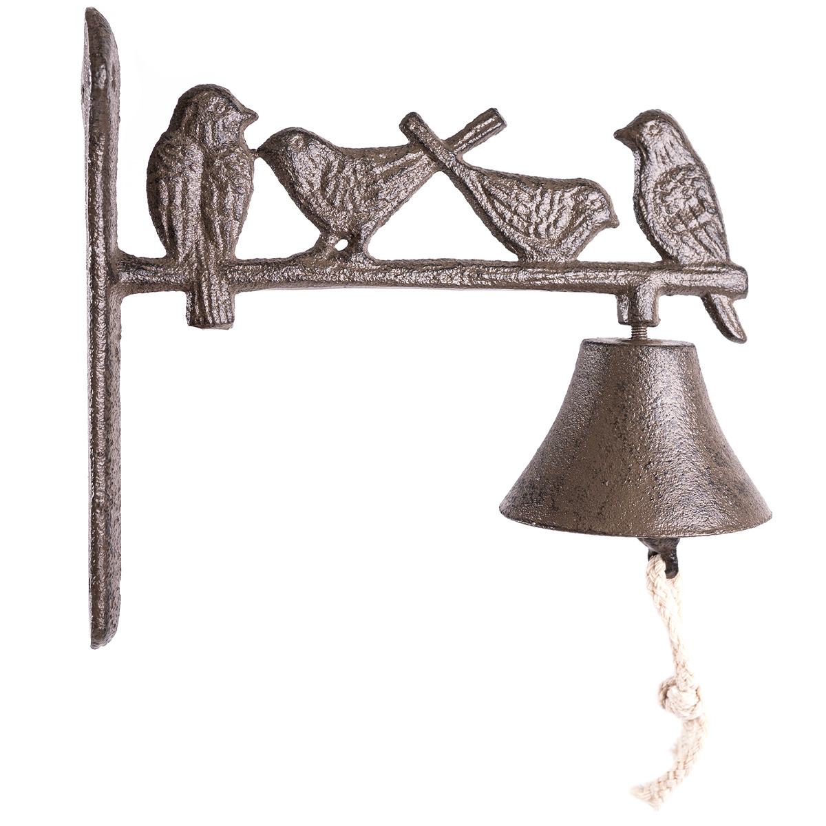Litinový zvonek Ptáčci