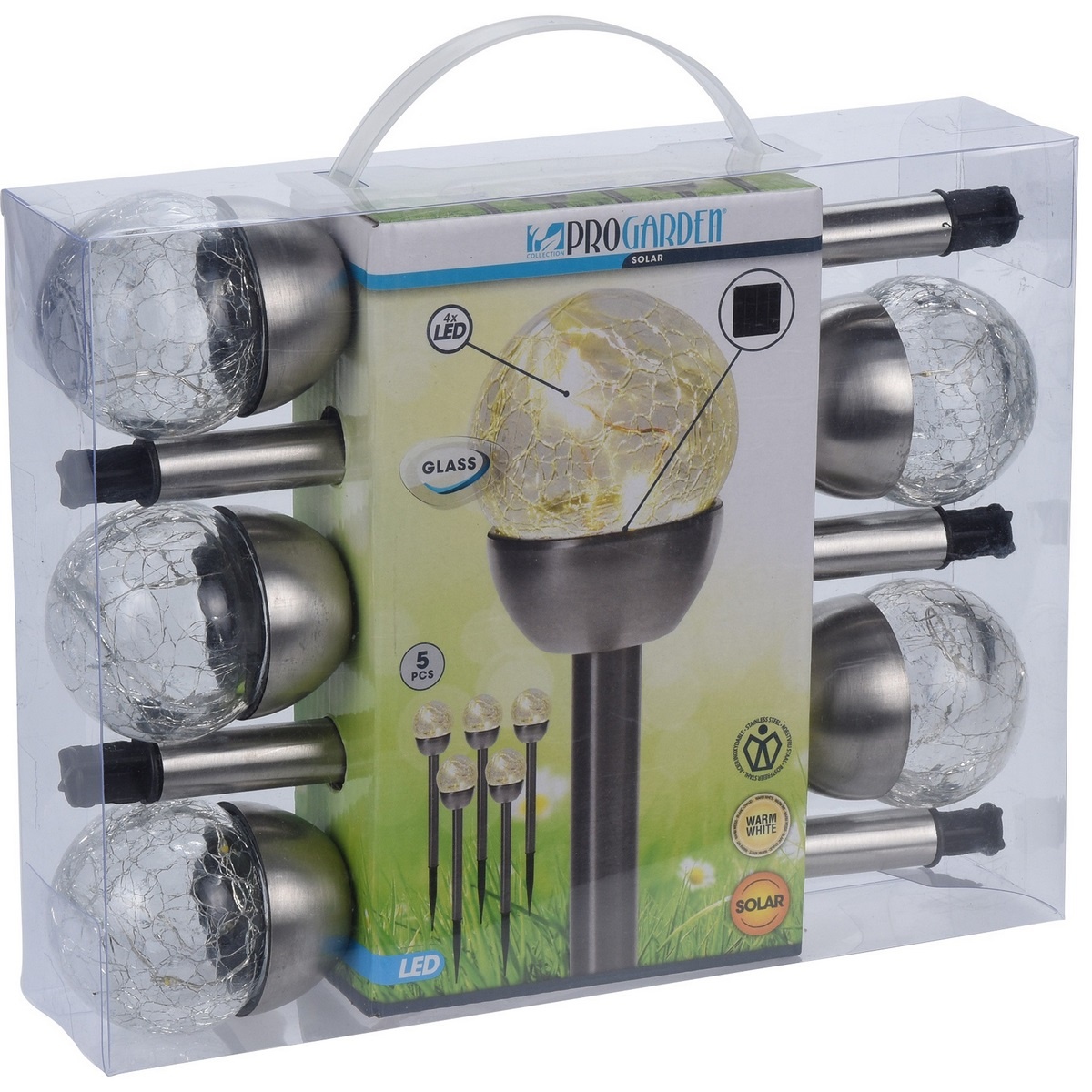 Sada solárních LED lamp Darell