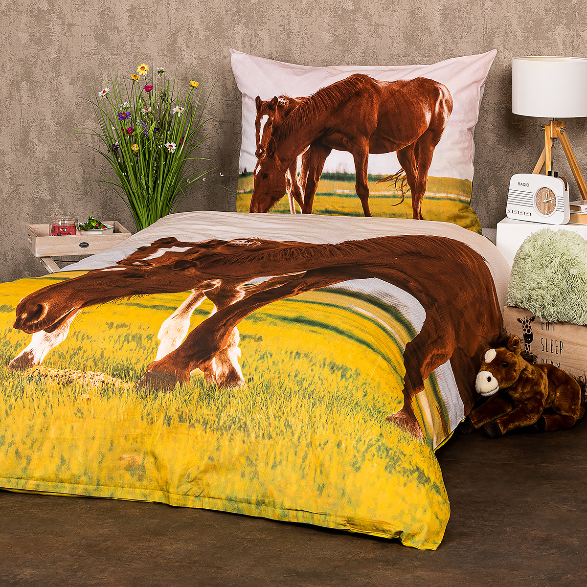 4Home Bavlněné povlečení Horses