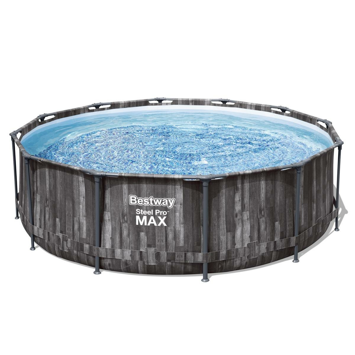 Bestway Nadzemní bazén Steel Pro MAX s filtrací a schůdky