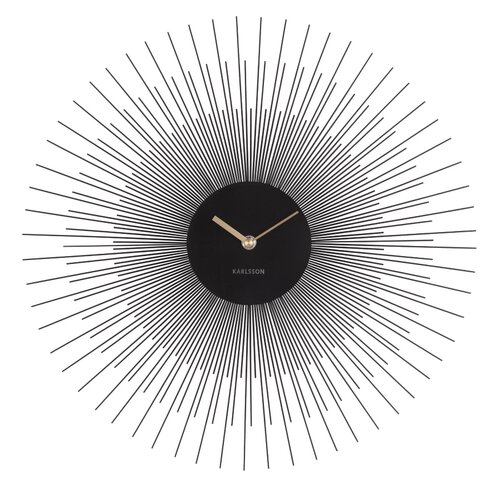 Karlsson 5817BK Designové nástěnné hodiny  pr. 45 cm