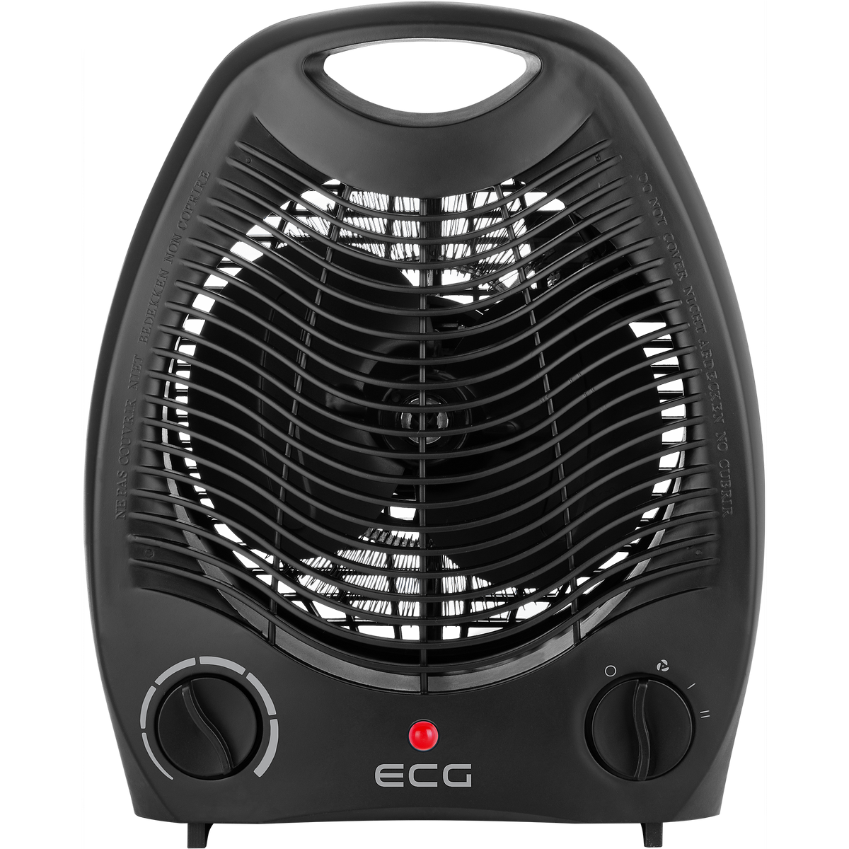 ECG TV 3030 Heat R Black teplovzdušný ventilátor