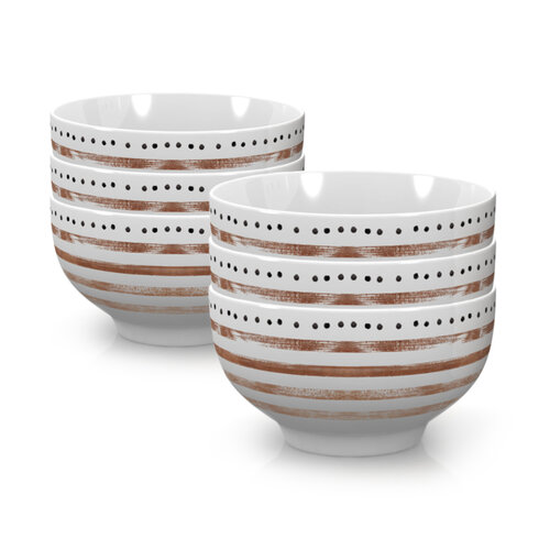 Mäser Sada porcelánových misek STRIPES and DOTS II 14 cm