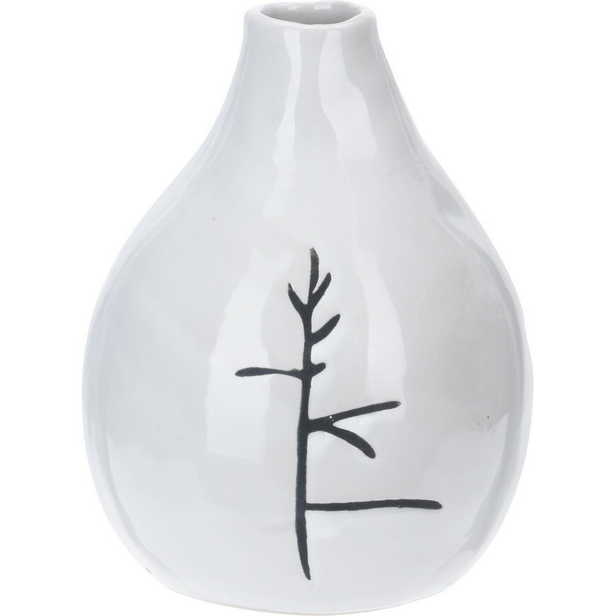 Porcelánová váza Art s dekorem větvičky