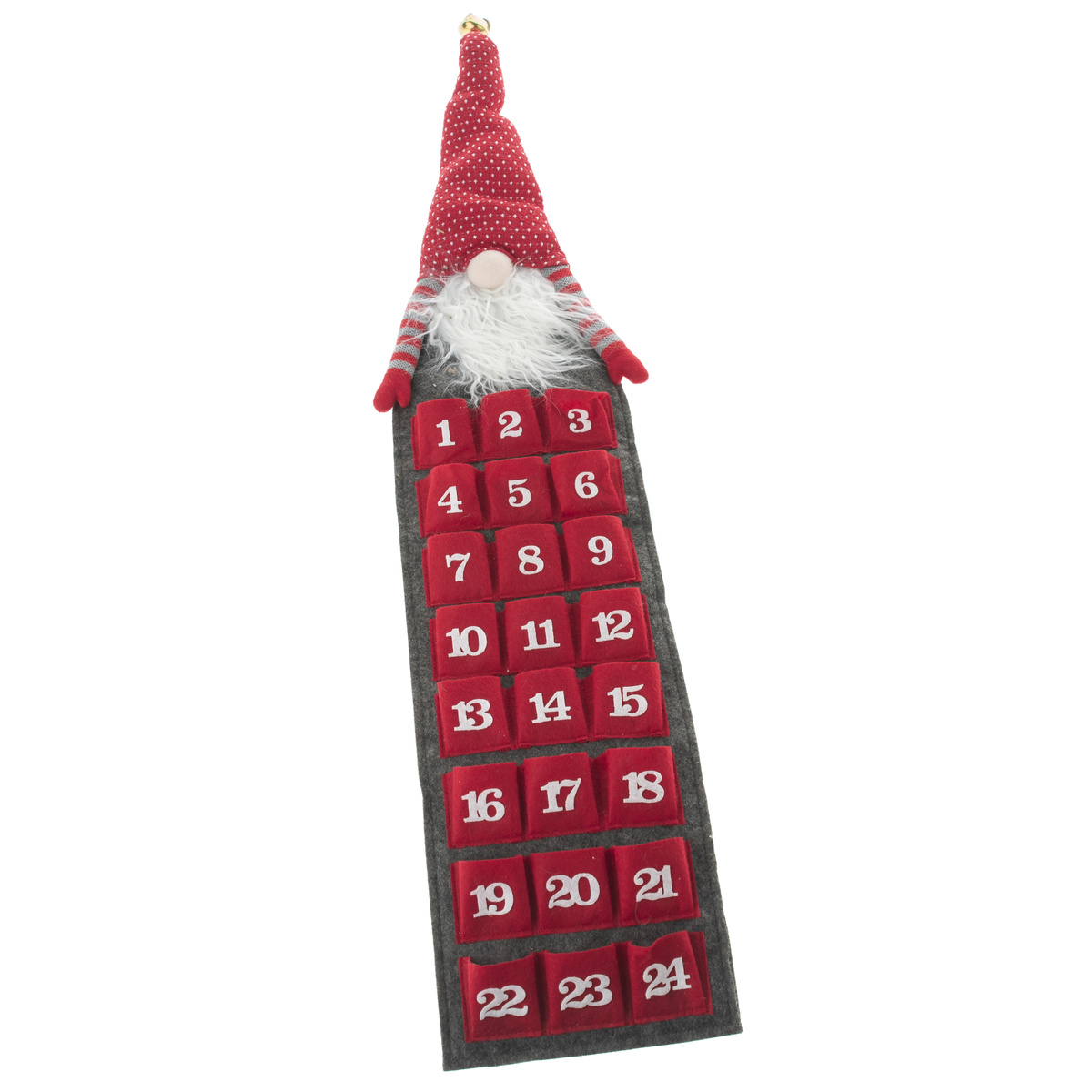 Textilní adventní kalendář Trpaslík