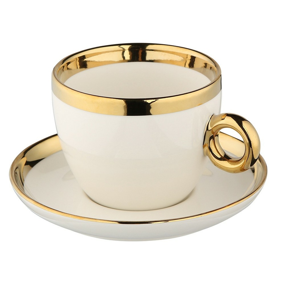 Altom Porcelánový šálek s podšálkem Palazzo 200 ml