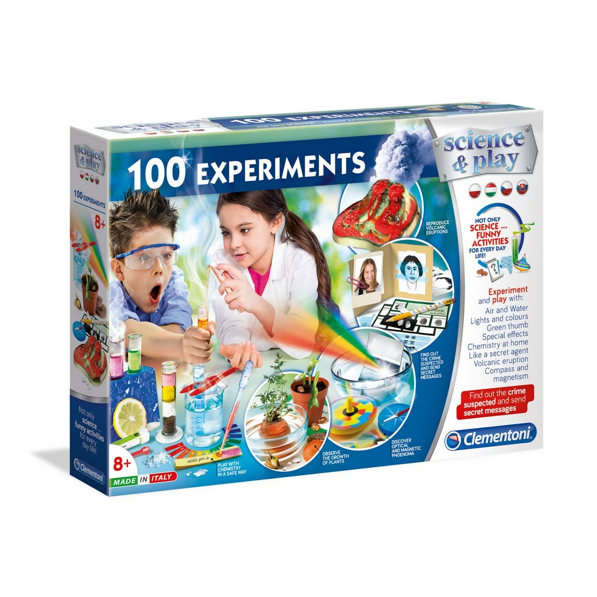 Clementoni Dětská laboratoř - 100 vědeckých experimentů
