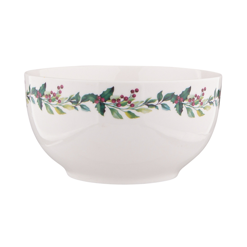 Altom Sada porcelánových misek Winter garland 600 ml