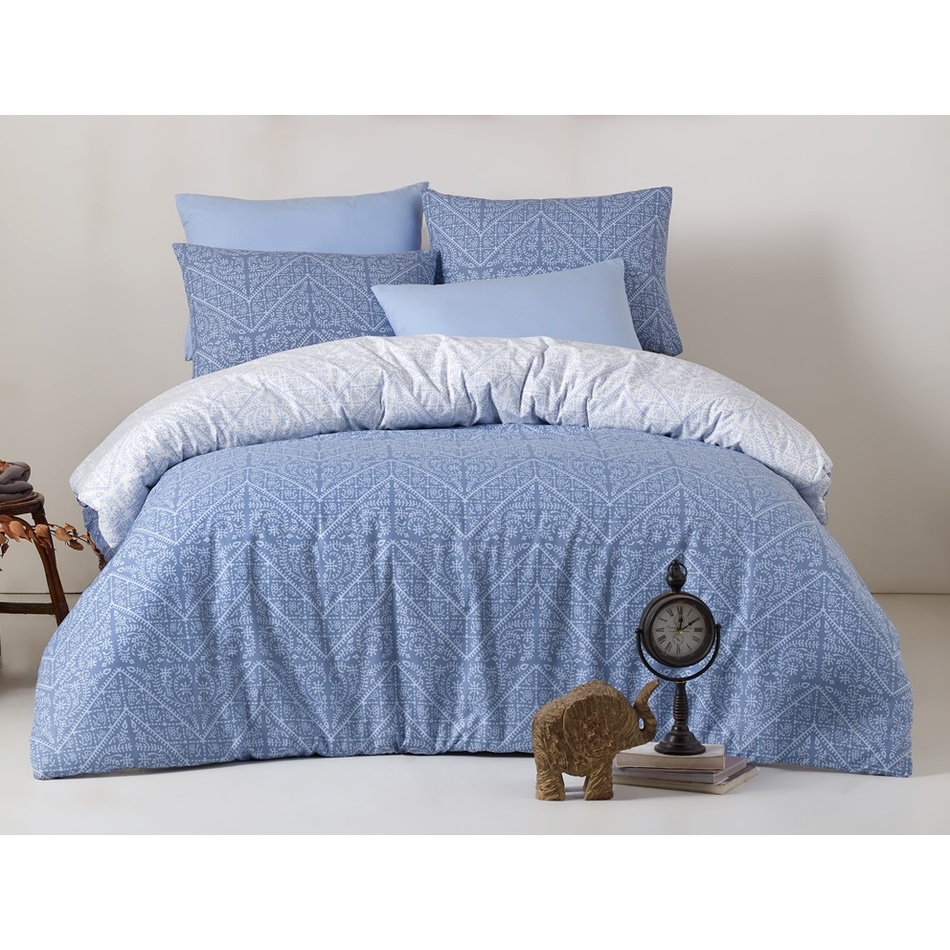 BedTex Bavlněné povlečení Vira Blue