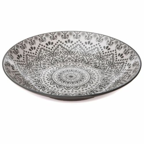 Porcelánový hluboký talíř Grey Orient