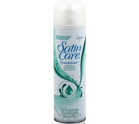 Gillette Satin Care Pure & Delicate gel na holení 200 ml