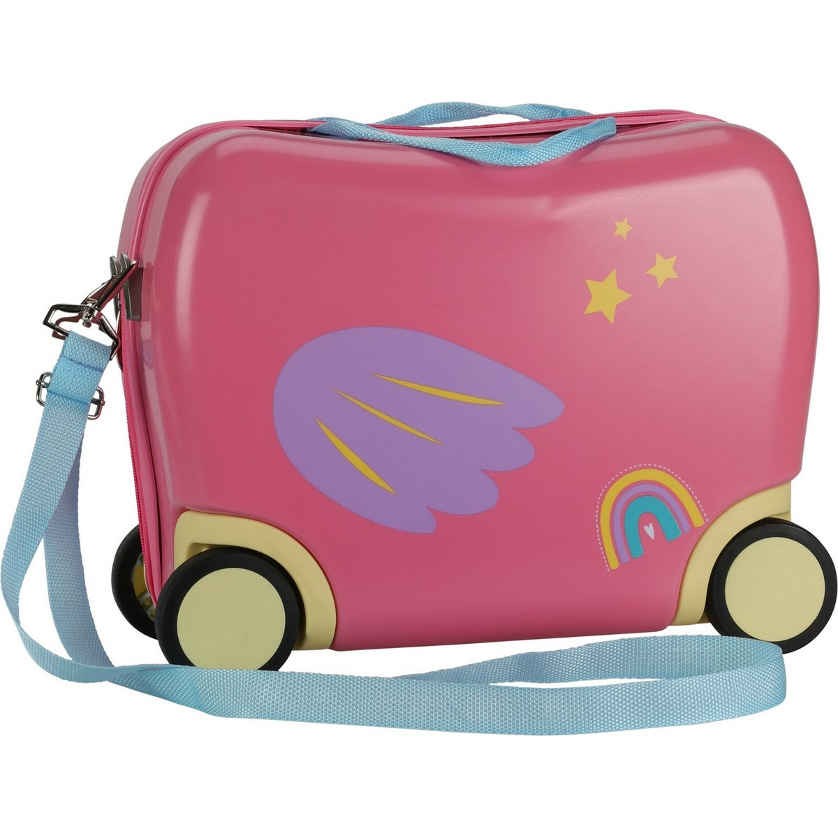 Proworld Dětský cestovní kufr s popruhem Unicorn