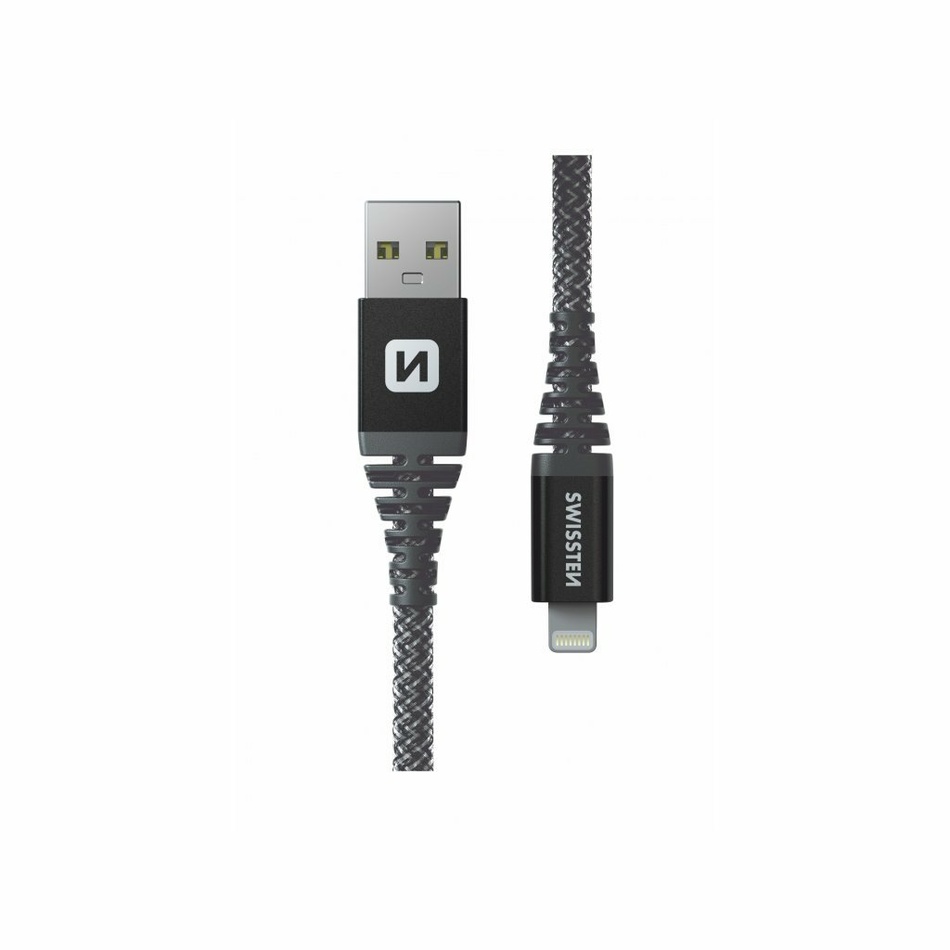 SWISSTEN Nabíjecí kabel kevlarový USB Lightning
