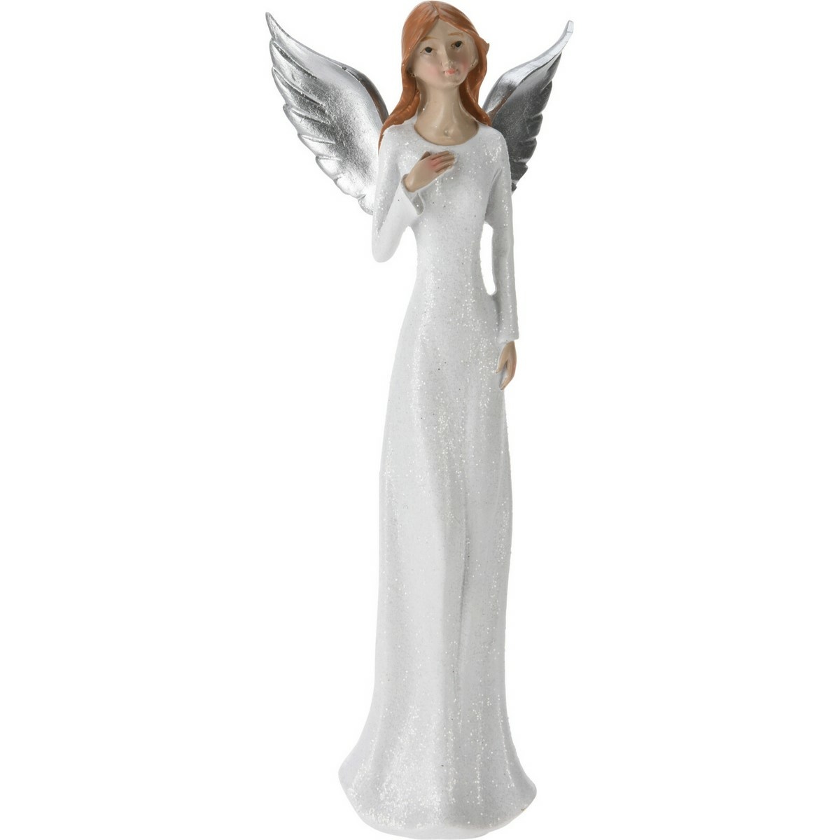 Vánoční dekorace Anděl se stříbrnými křídly