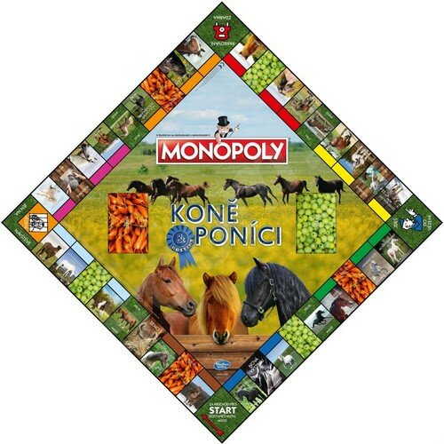 Monopoly Koně a poníci společenská hra v krabici 40x27x5