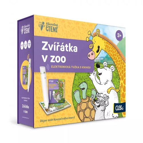 Albi Kouzelné čtení Elektronická Albi tužka 2.0 + Kniha Zvířátka v ZOO