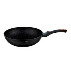 Berlingerhaus pánev WOK s mramorovým povrchem Granit Diamond Line 28 cm