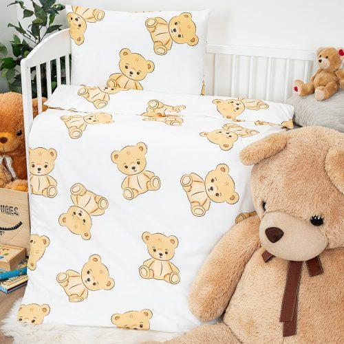 4Home Dětské bavlněné povlečení do postýlky Teddies