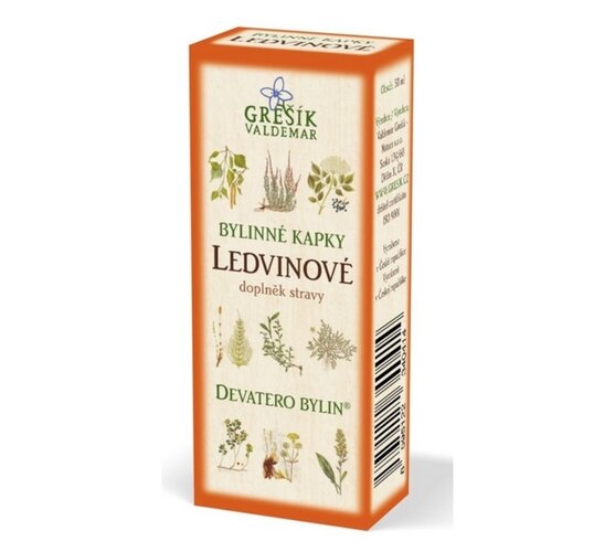 Ledvinové bylinné kapky Grešík 50 ml